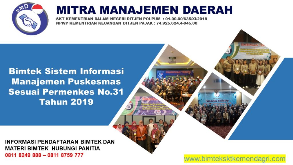 Bimtek Sistem Informasi Manajemen Puskesmas Sesuai Permenkes No.31 Tahun 2019