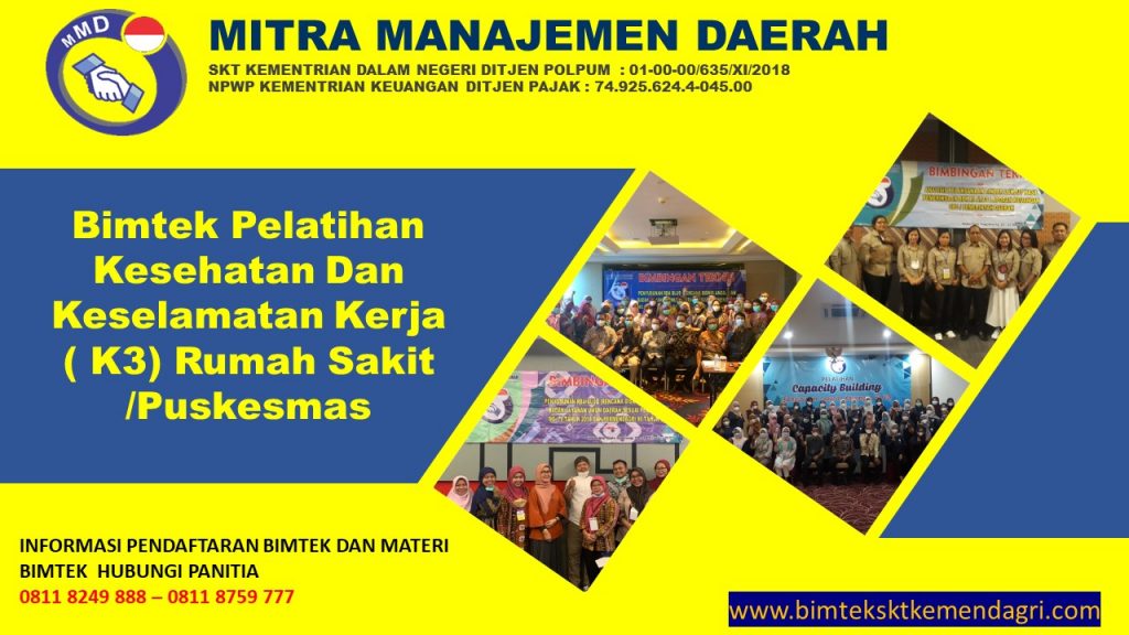 Info Bimtek Pelatihan Kesehatan Dan Keselamatan Kerja ( K3) Rumah Sakit /Puskesmas