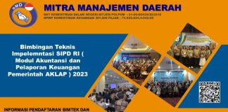 Bimbingan Teknis Impelemntasi SIPD RI ( Modul Akuntansi dan Pelaporan Keuangan Pemerintah AKLAP ) 2023