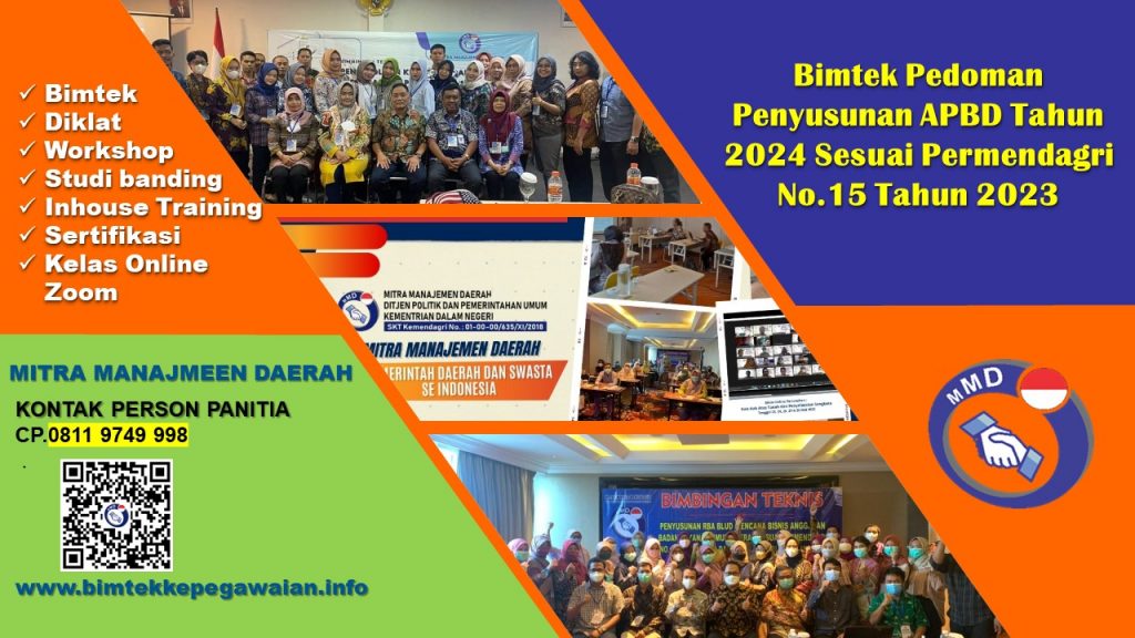 Bimtek Pedoman Penyusunan APBD Tahun 2024 Sesuai Permendagri No.15 Tahun 2023