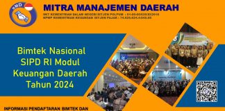 Jadwal Bimtek Nasional SIPD RI Modul Keuangan Daerah Tahun 2024