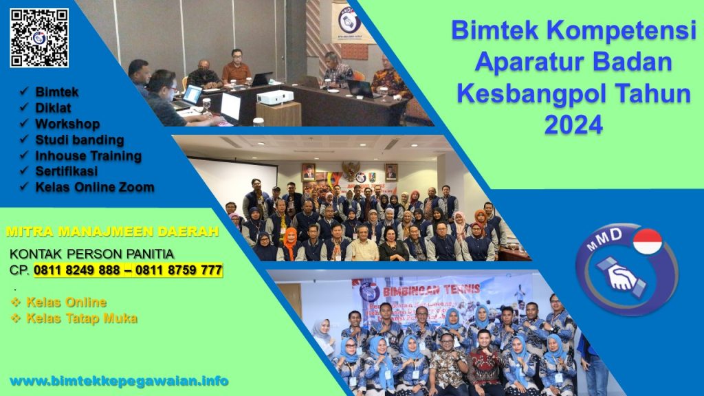 Bimtek Kompetensi Aparatur Badan Kesbangpol Tahun 2024