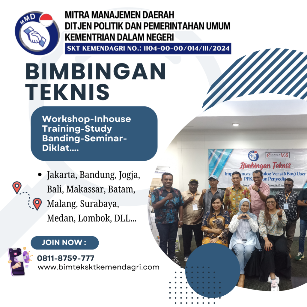 Pelatihan E-Katalog Versi 6 Terjadwal