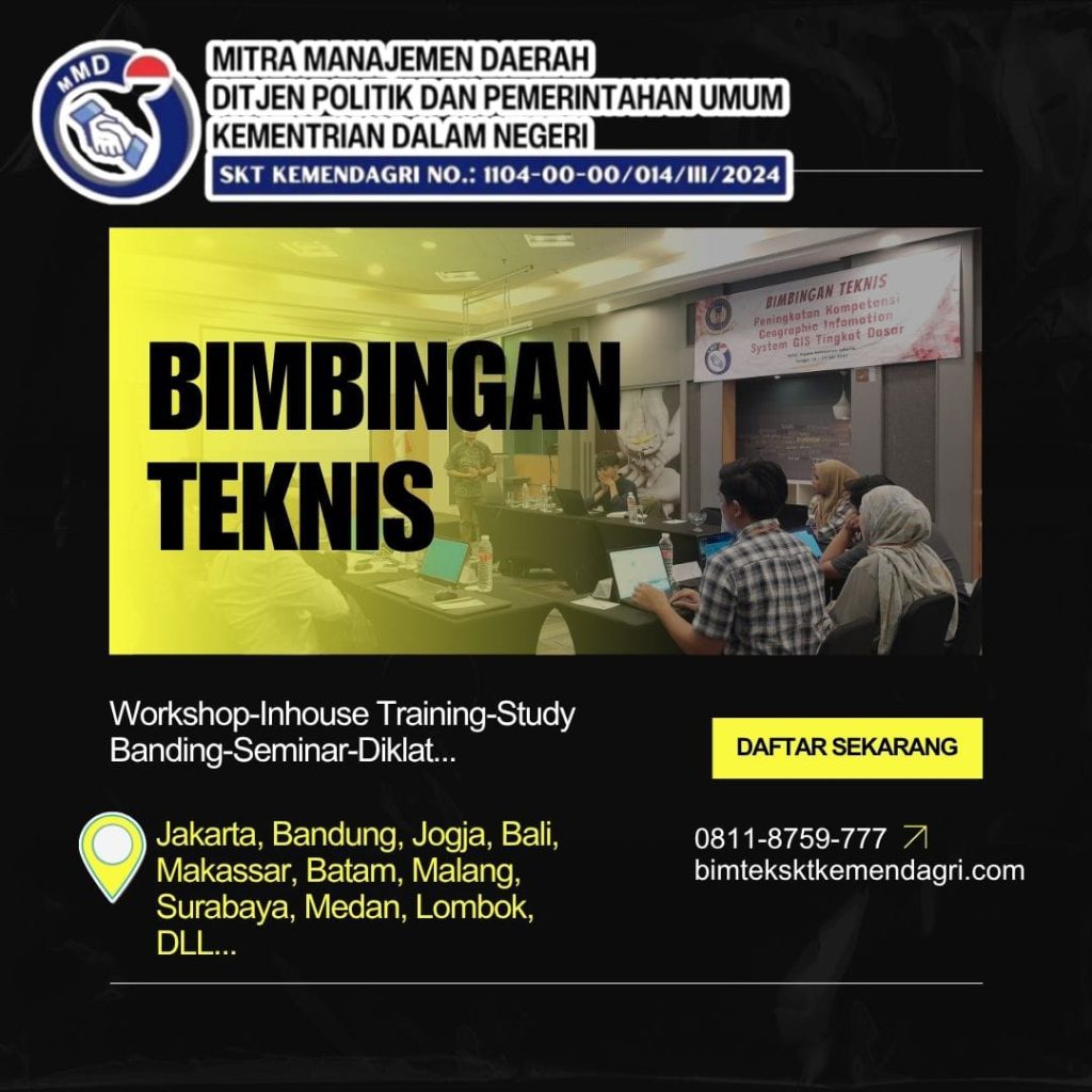 Bimtek Penggunaan GIS dan WebGIS untuk Layanan Berbasis Spasial 2025/2026