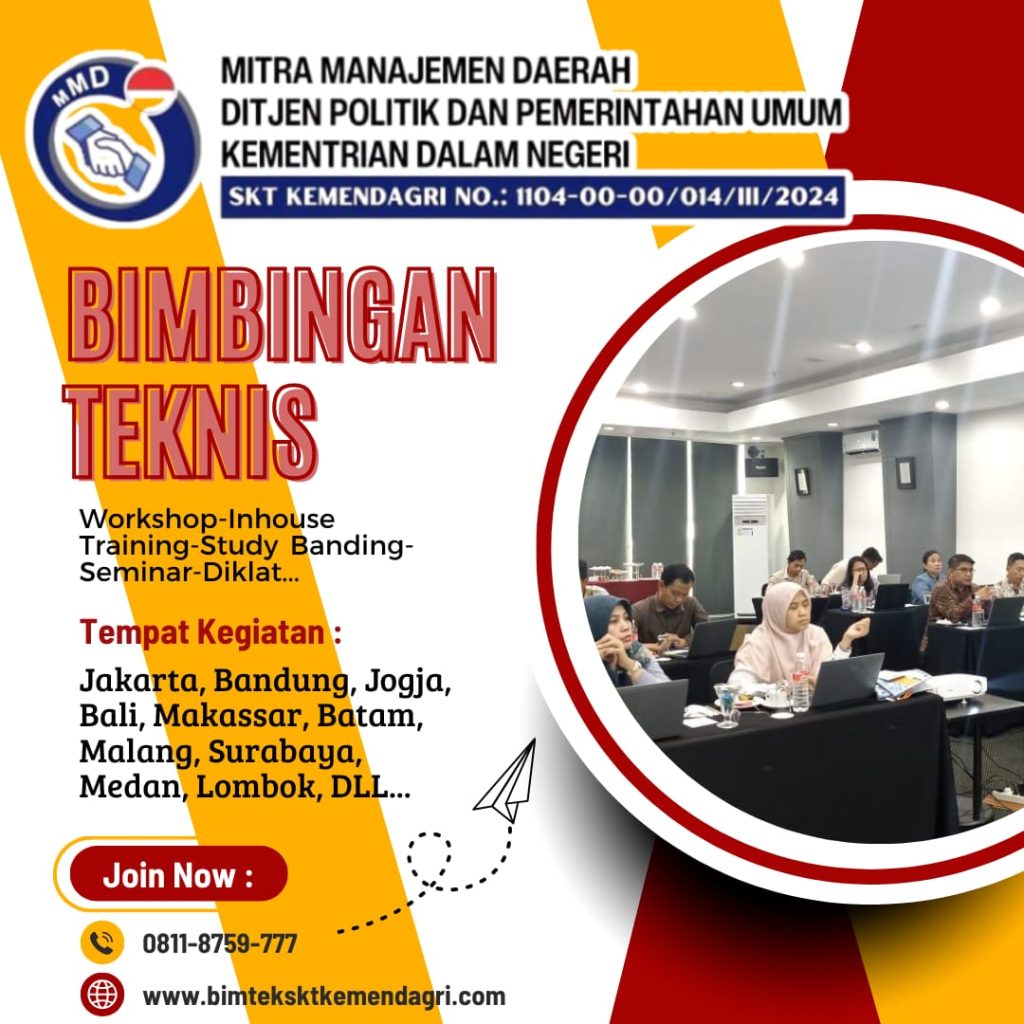 Bimtek Implementasi Kebijakan Otonomi Daerah Berdasarkan UU No. 23 Tahun 2014 Jadwal 2025/2026