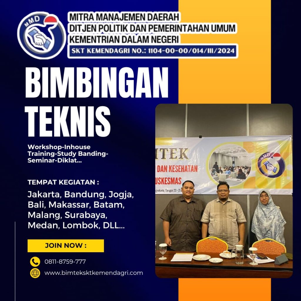 Bimtek Pembinaan dan Pengawasan Pemerintah Daerah oleh Pemerintah Pusat 2025/2026