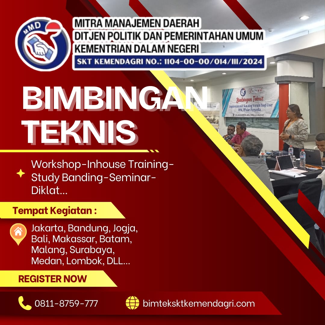 Bimtek Tata Cara Pengadaan Tanah untuk Kepentingan Umum Sesuai UU No. 2 Tahun 2012 Jadwal 2025/2026