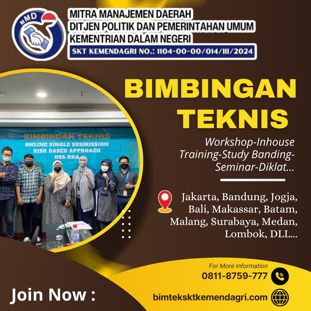 Bimtek Penyusunan Standar Operasional Prosedur (SOP) Berbasis Risiko 2025/2026