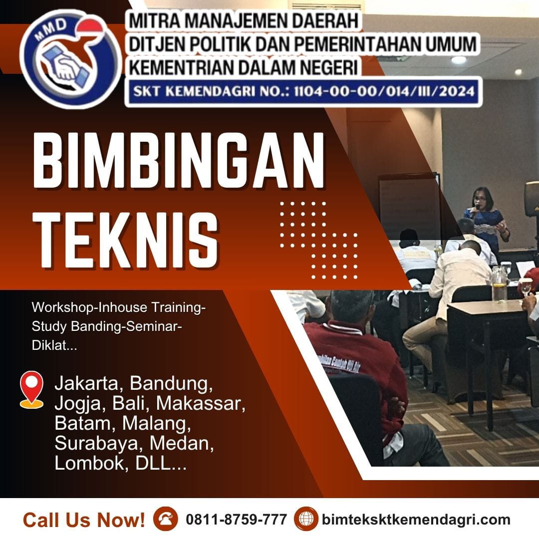 Bimtek Penataan Struktur Organisasi Perangkat Daerah Sesuai Permendagri 2025/2026