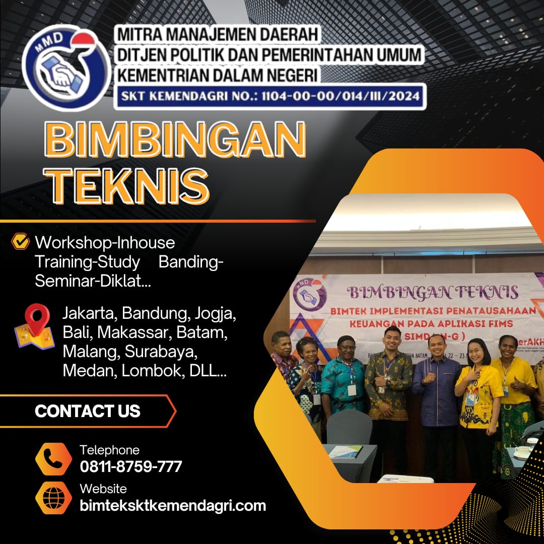 Bimtek Integrasi Perencanaan dan Penganggaran dalam Sistem Informasi Pembangunan Daerah (SIPD) 2025/2026