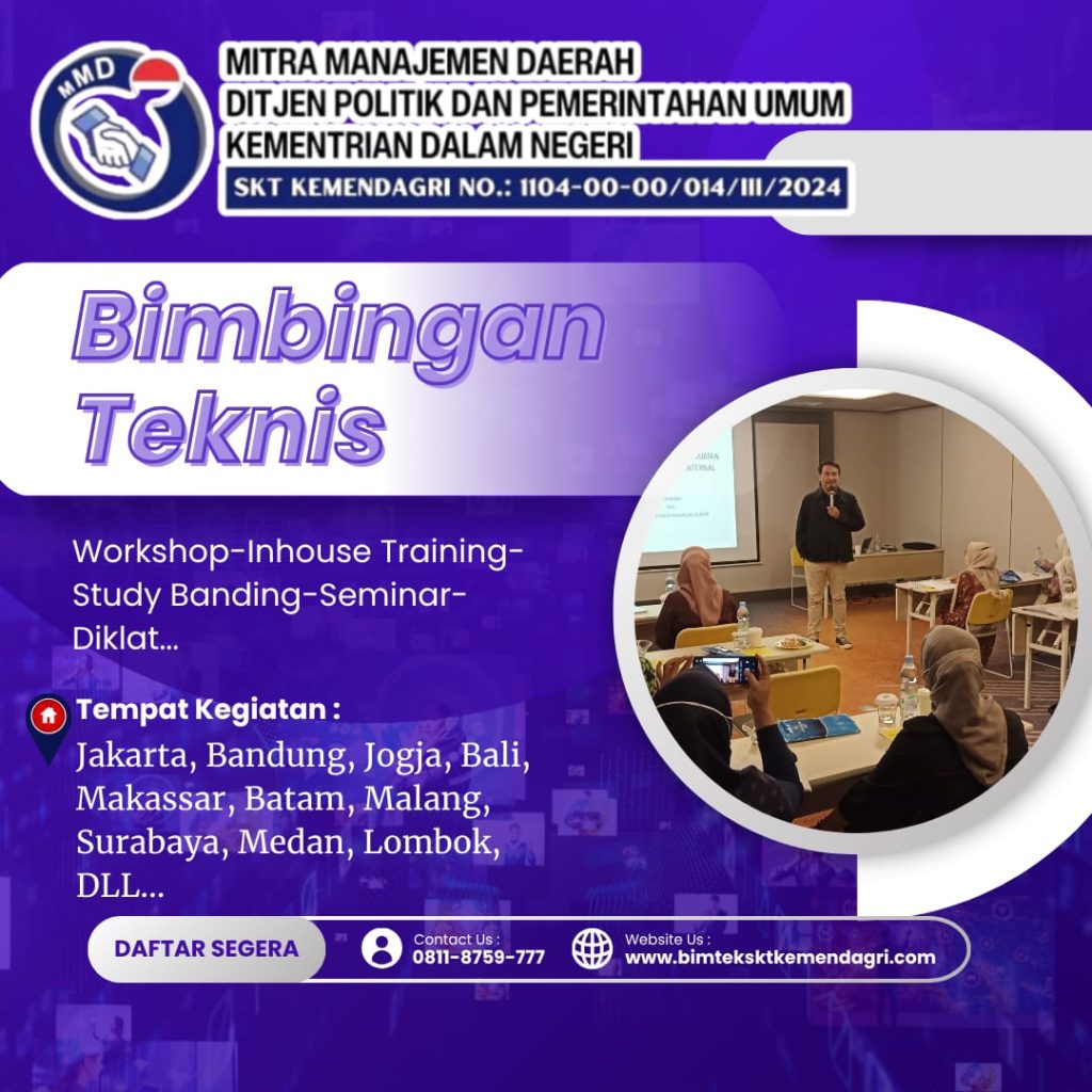 Bimtek Penyusunan Program, Kegiatan, Sub-Kegiatan Berdasarkan Permendagri Terbaru 2025/2026